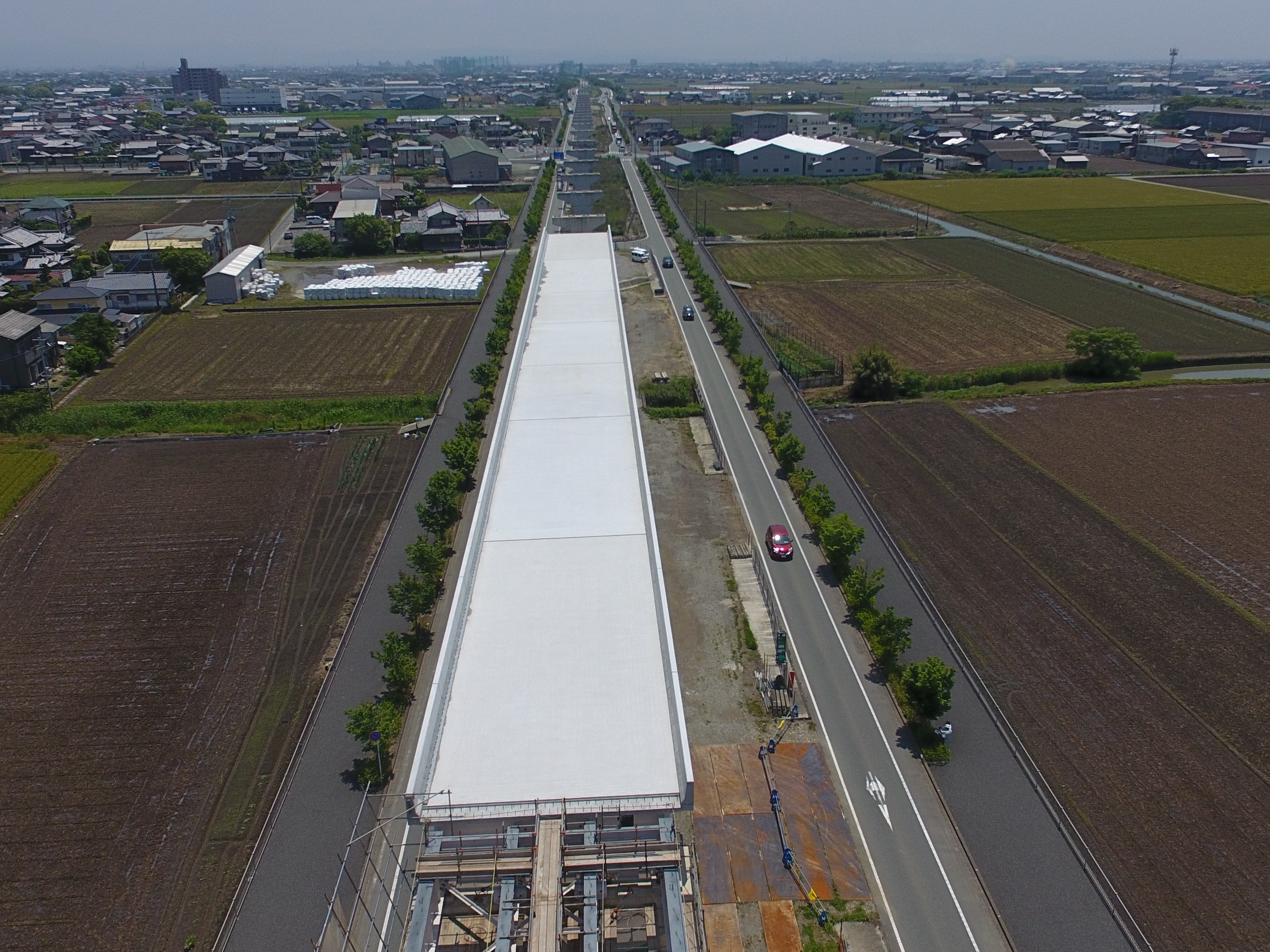 有明海沿岸道路大川高架橋床版工事