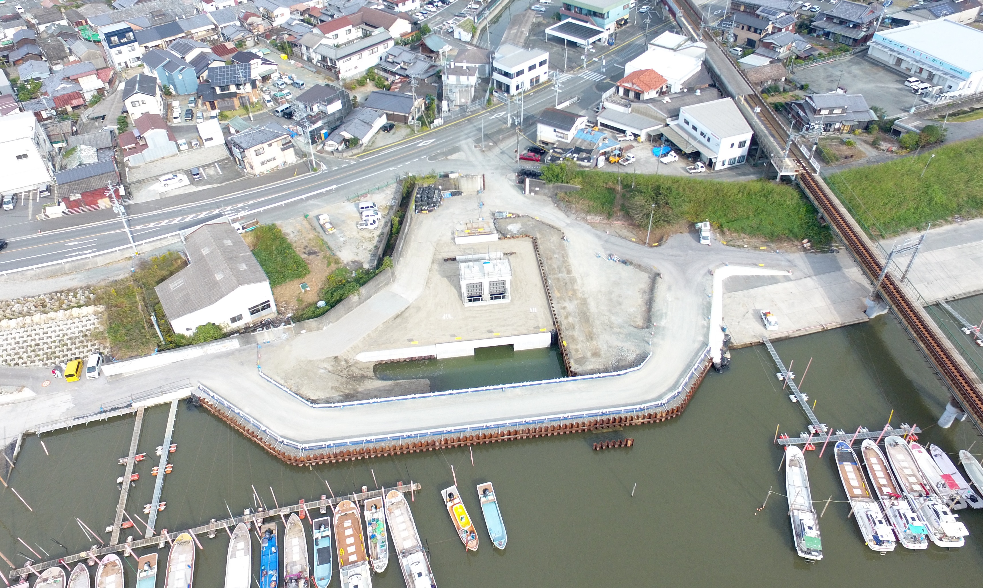矢部川北浦樋管改築工事
